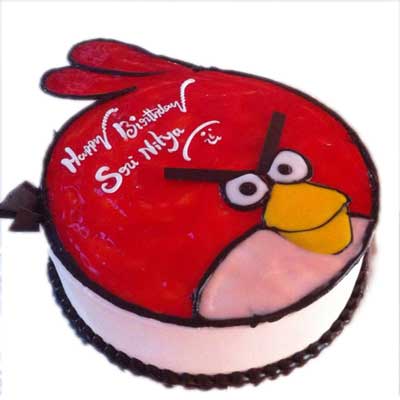 "Angry Bird Cake - 2kgs - Click here to View more details about this Product